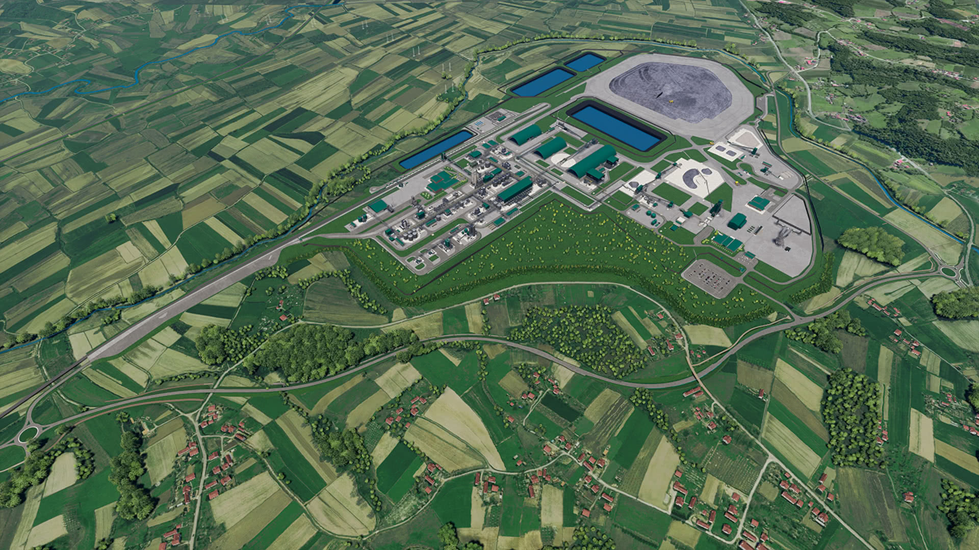 Lokacija projekta „Jadar“ nakon puštanja u rad.